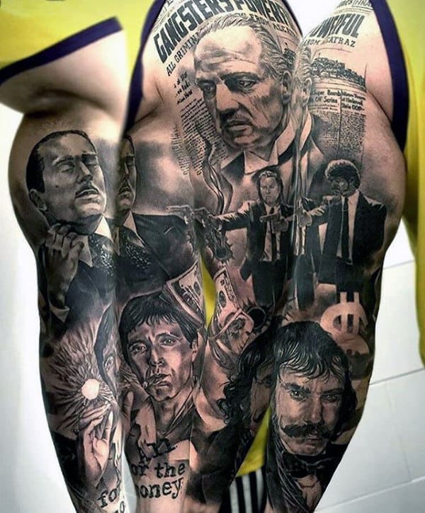 10 Badass Gangster Tattoo Sleeve Ideas You Ll Want To Steal