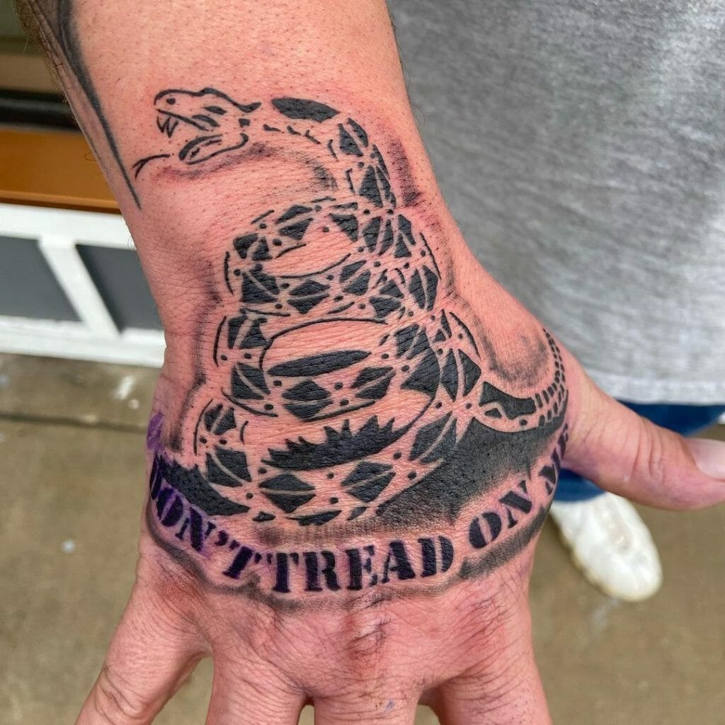 10 Best Don T Tread On Me Tattoo Ideas You Ll Have To See To Believe