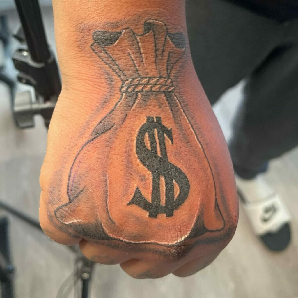 10 Best Money Bag Tattoo On Hand Ideas That Will Blow Your Mind