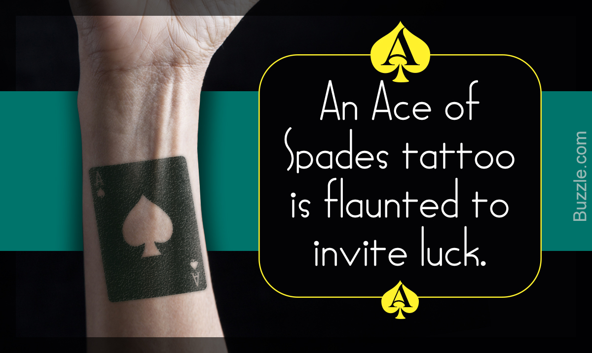 10 Cool Ace Of Spades Tattoo Designs With Meanings Thoughtful Tattoos