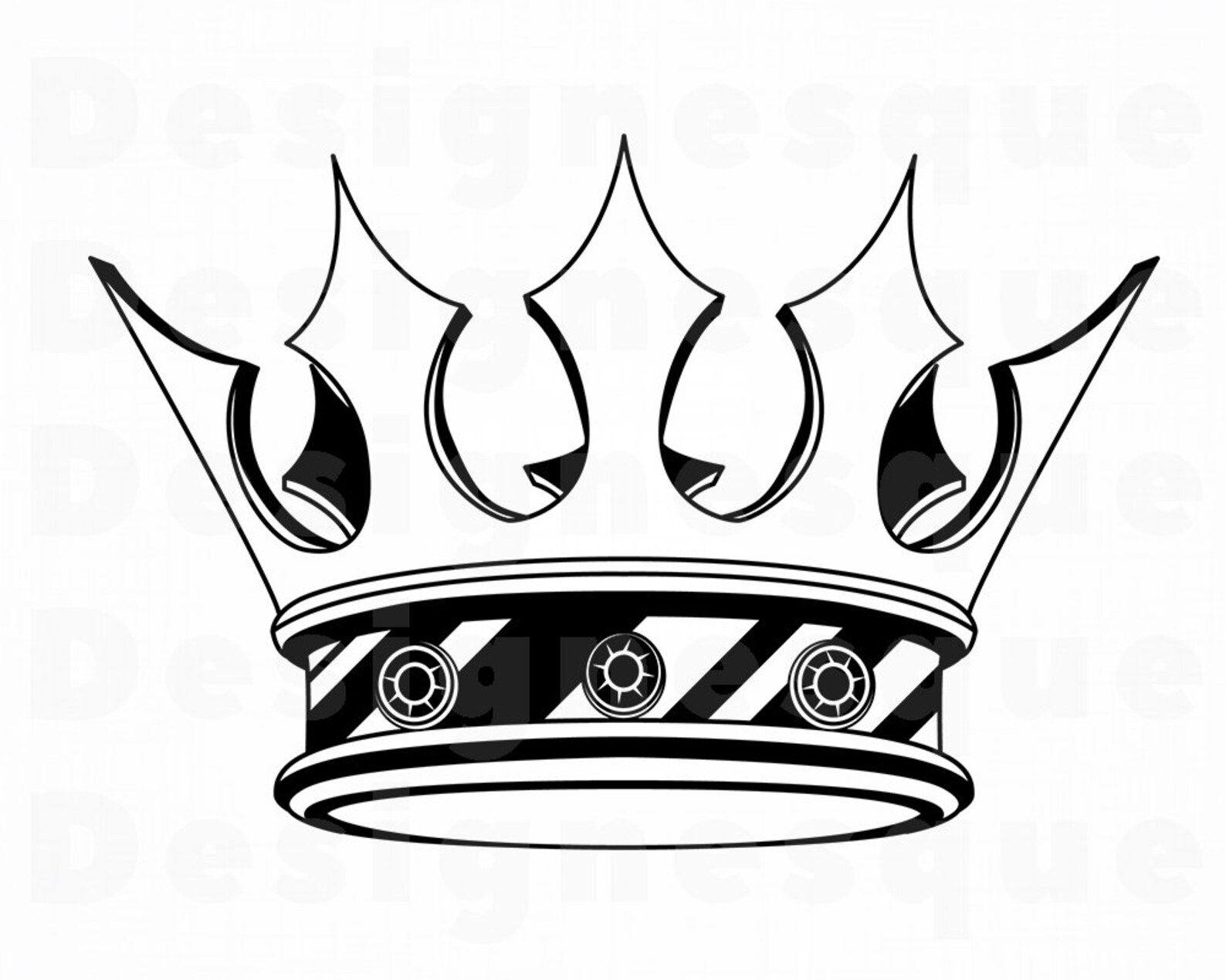 10 Drawing King Crown Tattoo Stencil Pics Wallpaper