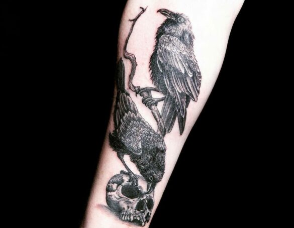 10 Hugin And Munin Tattoo Ideas That Will Blow Your Mind