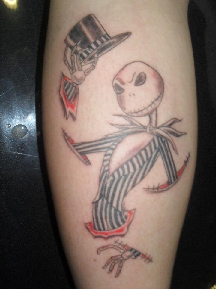 10 Jack Skeleton Tattoo Ideas Jack Skeleton Tattoo Nightmare Before