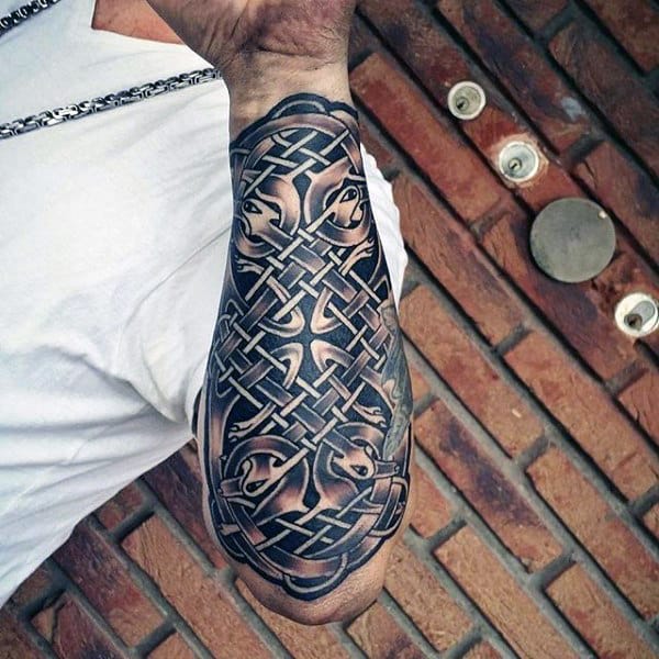 100 Celtic Knot Tattoos F R M Nner Verwobene Design Ideen Mann Stil