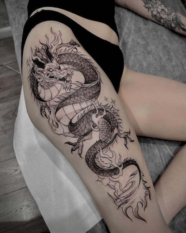 100 Dragon Tattoo Designs A Comprehensive Guide Art And Design