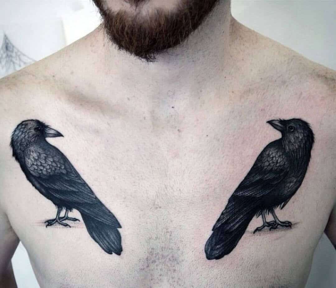 100 Inspirational Raven Crow Tattoo Ideas Ultimate Guide