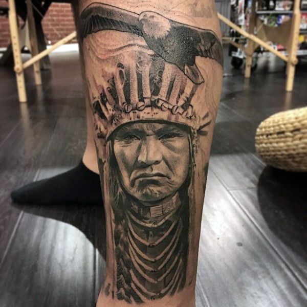 100 Native American Tattoos For Men Indian Design Ideas