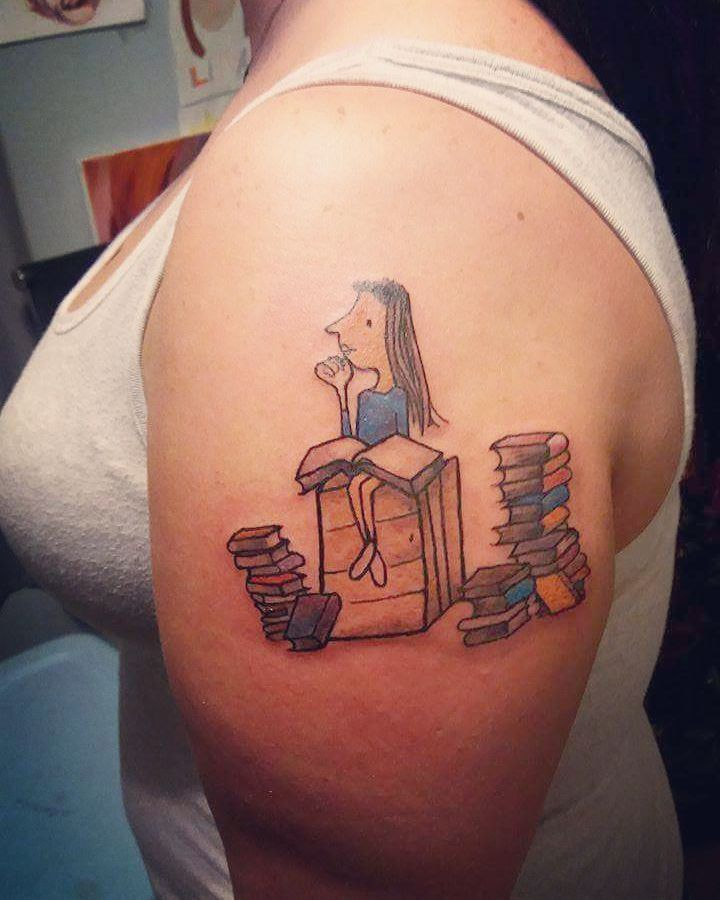 100 Perfect Book Tattoos Every Book Lover Can Resonate With Book