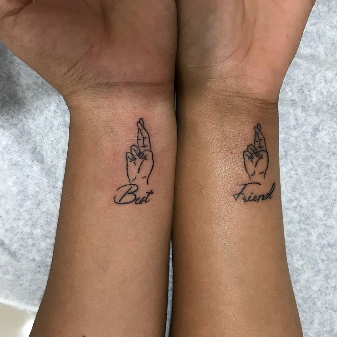 100 Small Tattoo Ideas For Big Time Besties Matching Best Friend