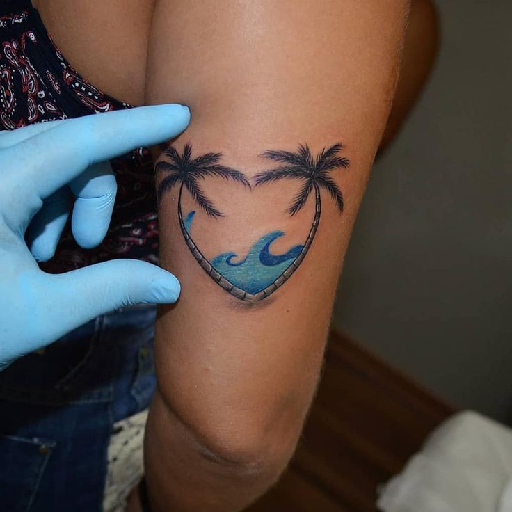 100 Tatuagens De Praia Que Far O Com Que Suas Mem Rias De Ver O Durem Para Sempre Palm