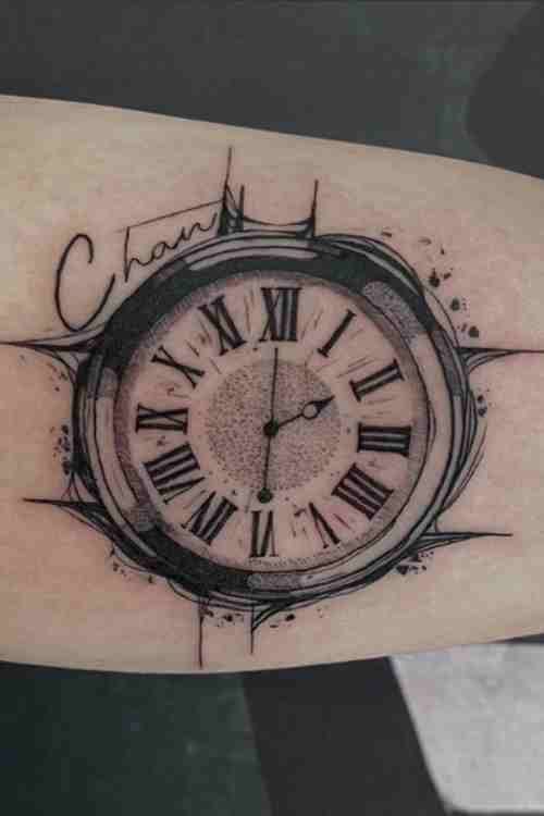 100 Timeless Clock Tattoo Ideas With Meanings Tattoo Stylist