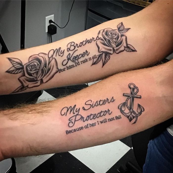 1001 Ideas For Matching Brother And Sister Tattoos Brother Tattoos