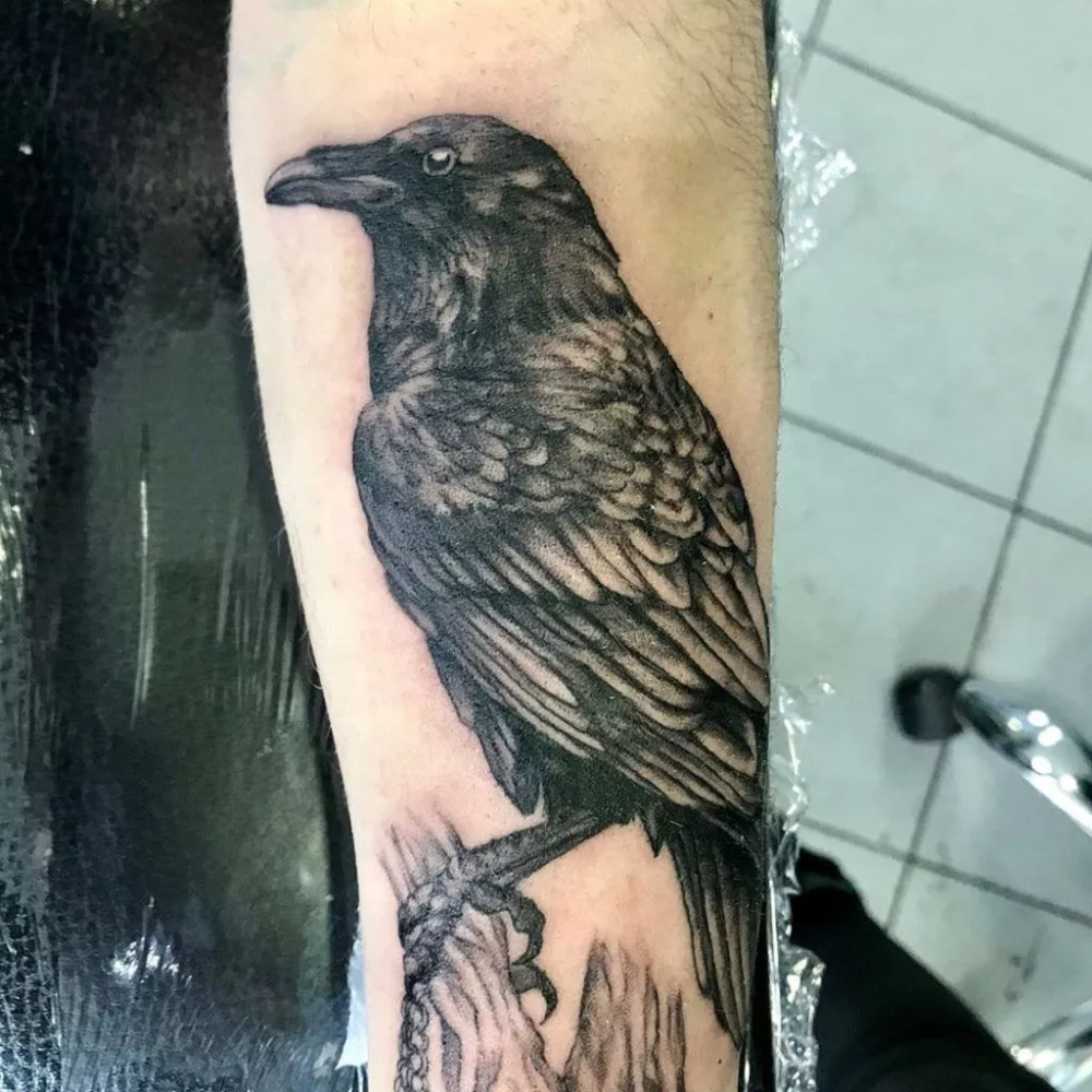 101 Amazing Crow Tattoo Designs You Need To See Crow Tattoo Black