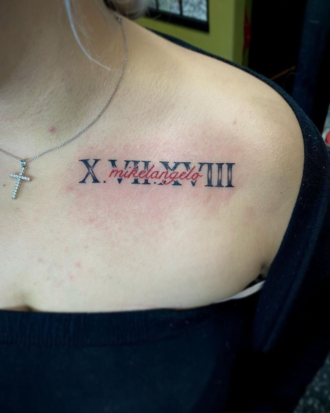 101 Amazing Roman Numerals Tattoos For 2024