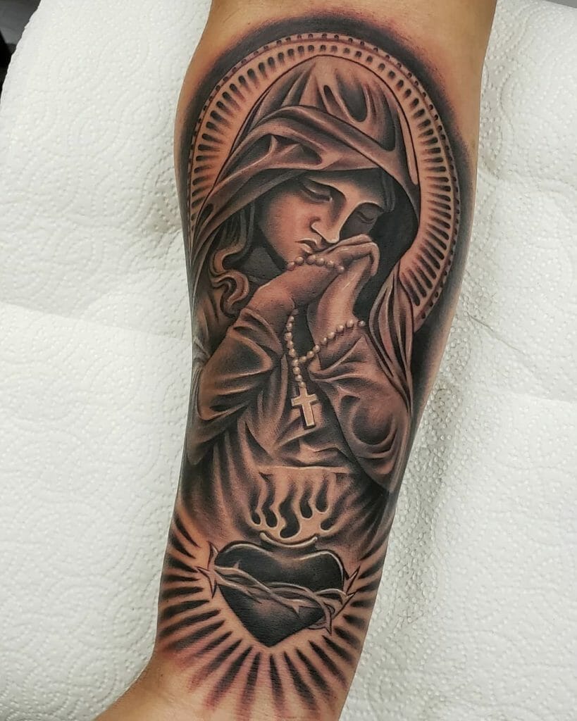 101 Amazing Virgin Mary Tattoos For 2024