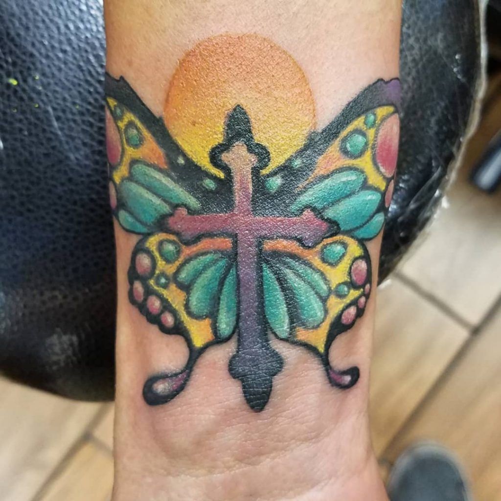 101 Best Butterfly Cross Tattoo Ideas That Will Blow Your Mind Artofit