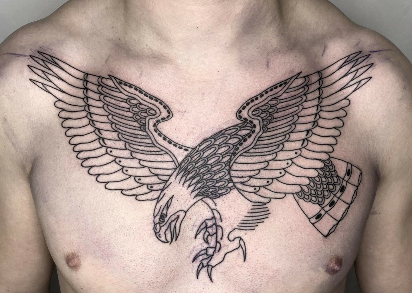 101 Best Eagle Chest Tattoo Designs That Will Blow Your Mind