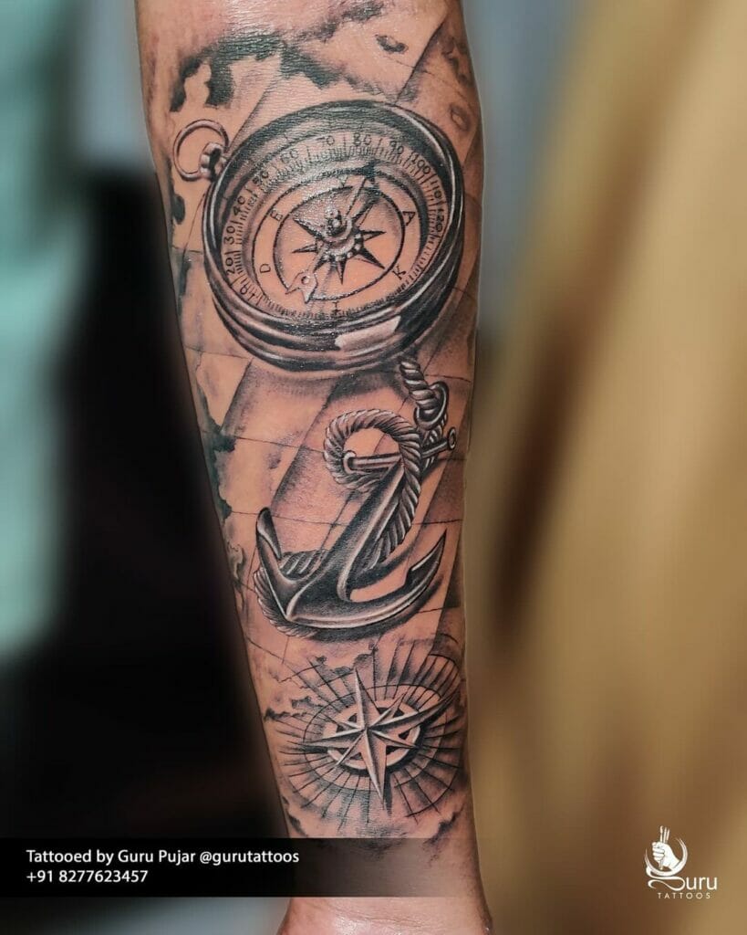 101 Best Nautical Compass Tattoo Ideas You Have To See To Believe