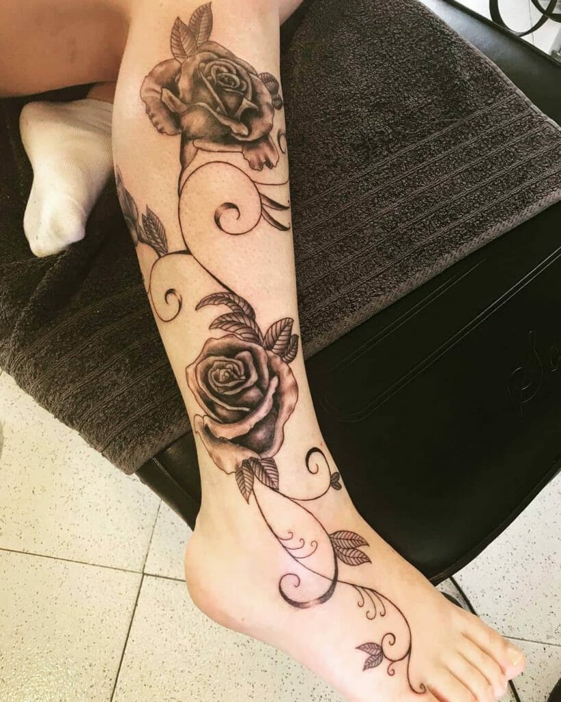 101 Best Rose Vine Tattoo Ideas You Have To See To Believe