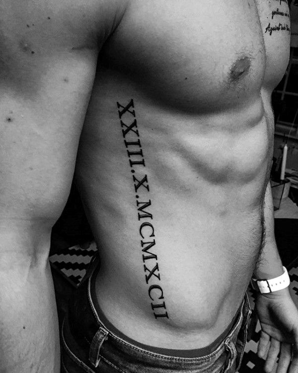 101 Roman Numeral Tattoos For Men Tattoos For Guys Torso Tattoos