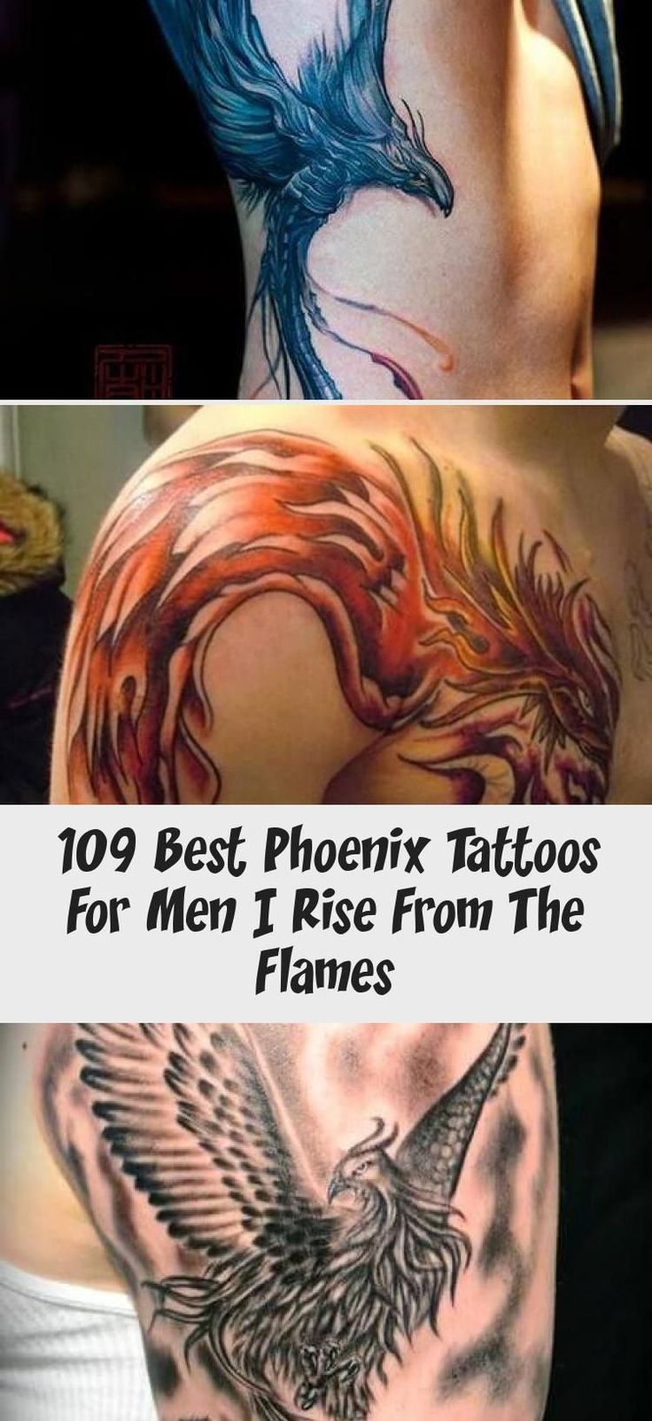 109 Best Phoenix Tattoos For Men Rise From The Flames Improb