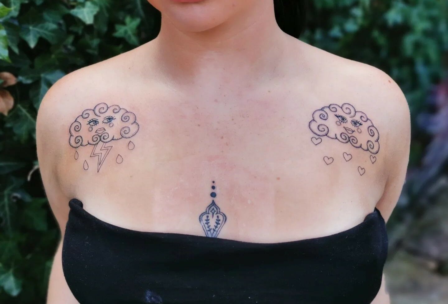 11 Cloud Chest Tattoo That Will Blow Your Mind