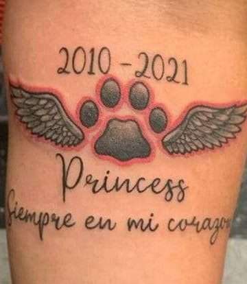 11 Dog Memorial Tattoo Ideas And Meanings Lover Doodles