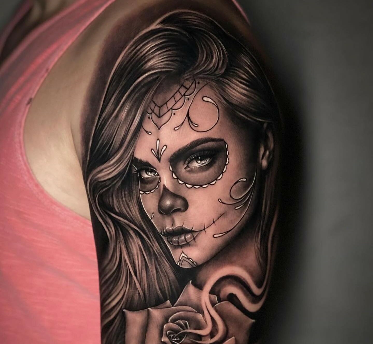 11 Female Sugar Skull Tattoo Ideas That Will Blow Your Mind