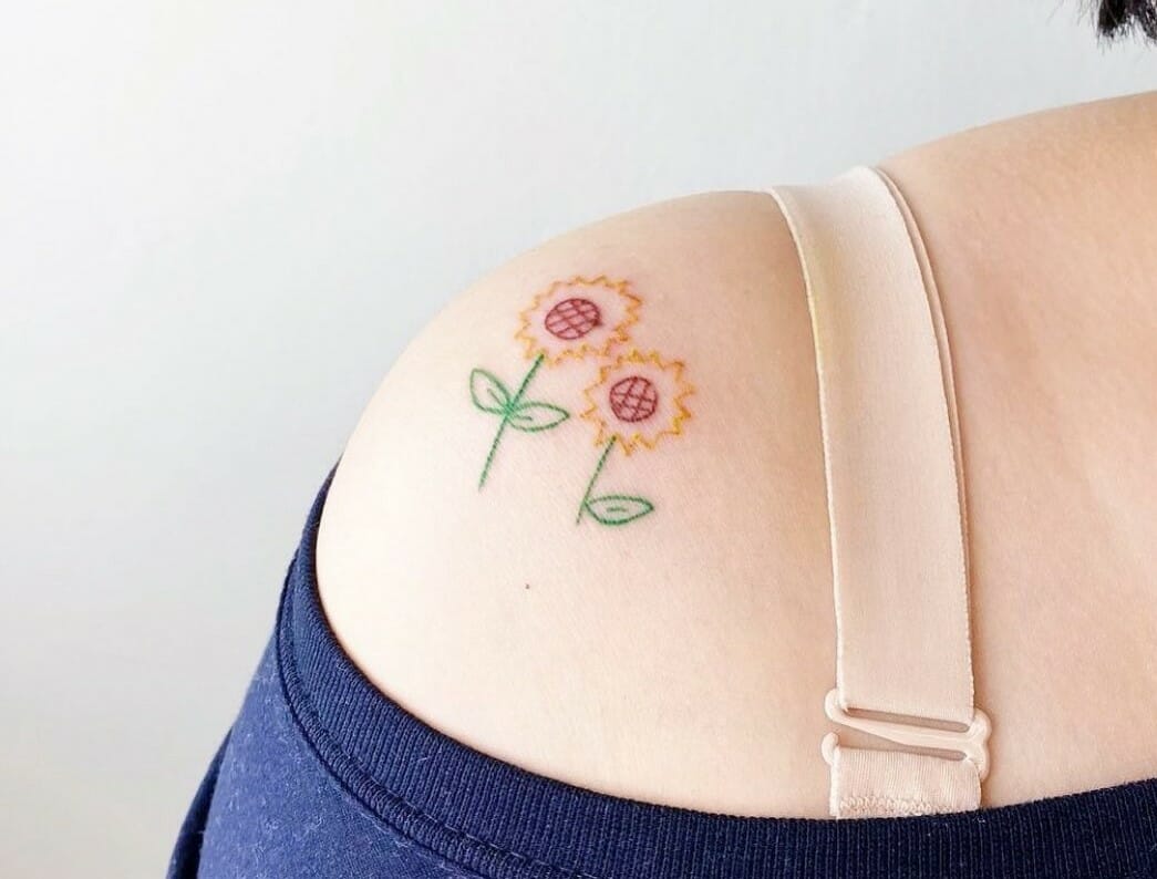 11 Sunflower Shoulder Tattoo Ideas You Ll Have To See To Believe