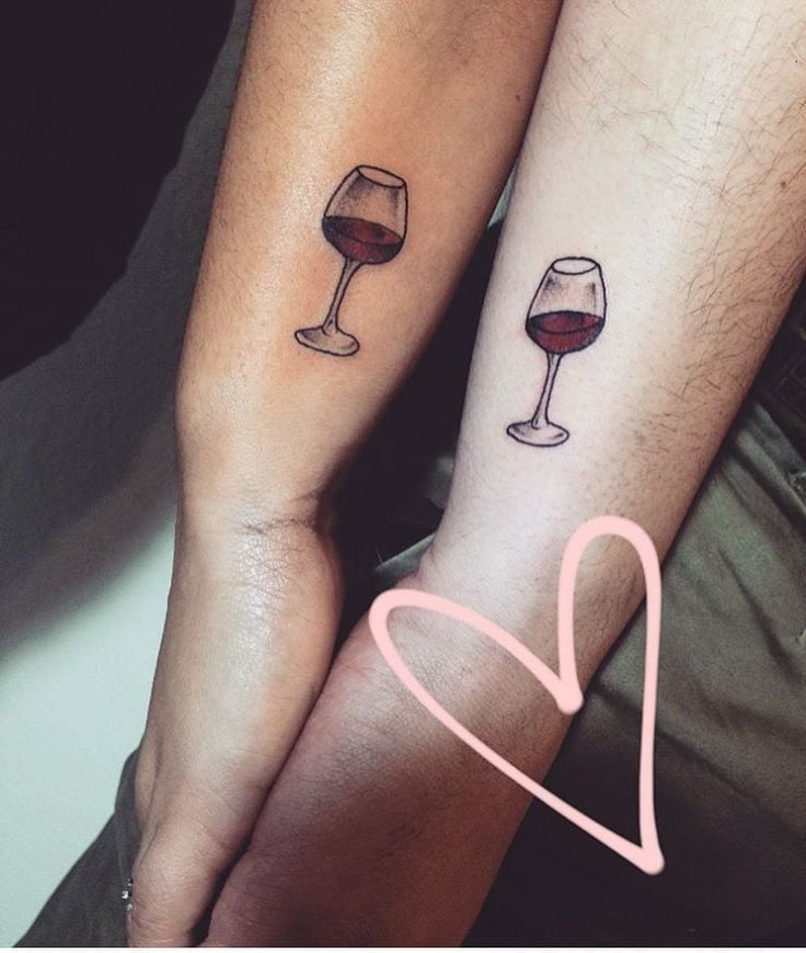 11 Wine Tattoos That Ll Make You Wind Down With A Glass Wine Glass