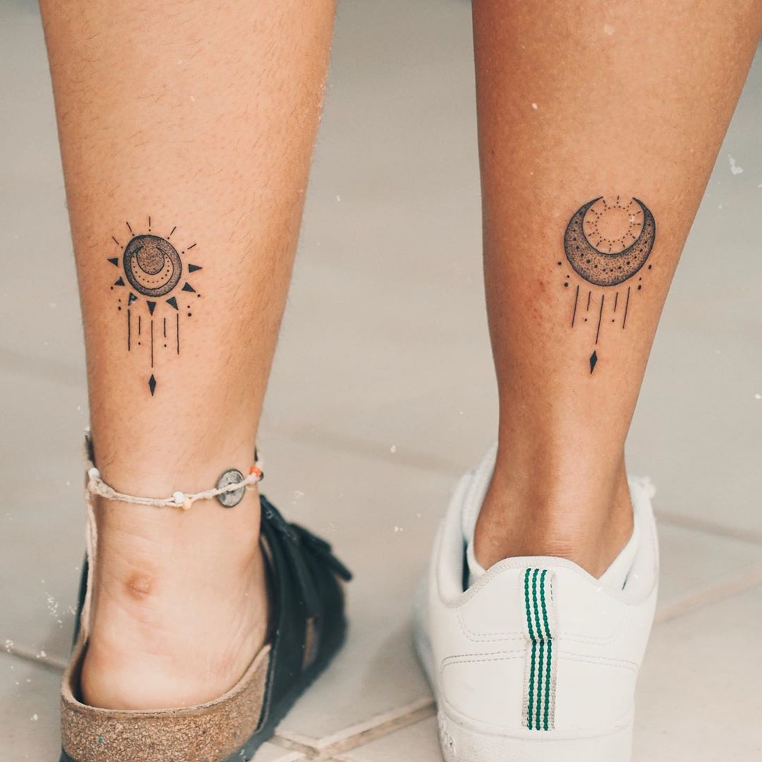 110 Sun And Moon Tattoos Ideas Tattoos Moon Tattoo Body Art Tattoos