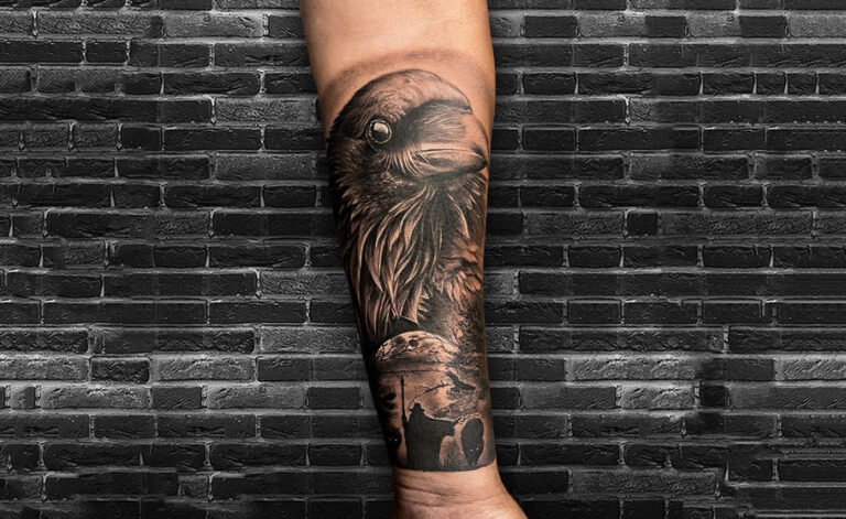 118 Insightful Raven Tattoo Ideas To Rescue Yourself From Hardship