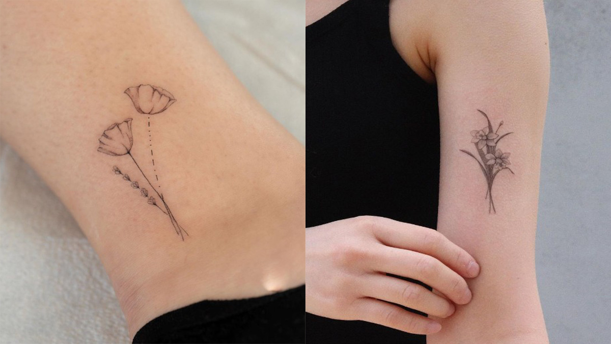 12 Birth Flower Tattoo Designs For Your Next Dainty Ink