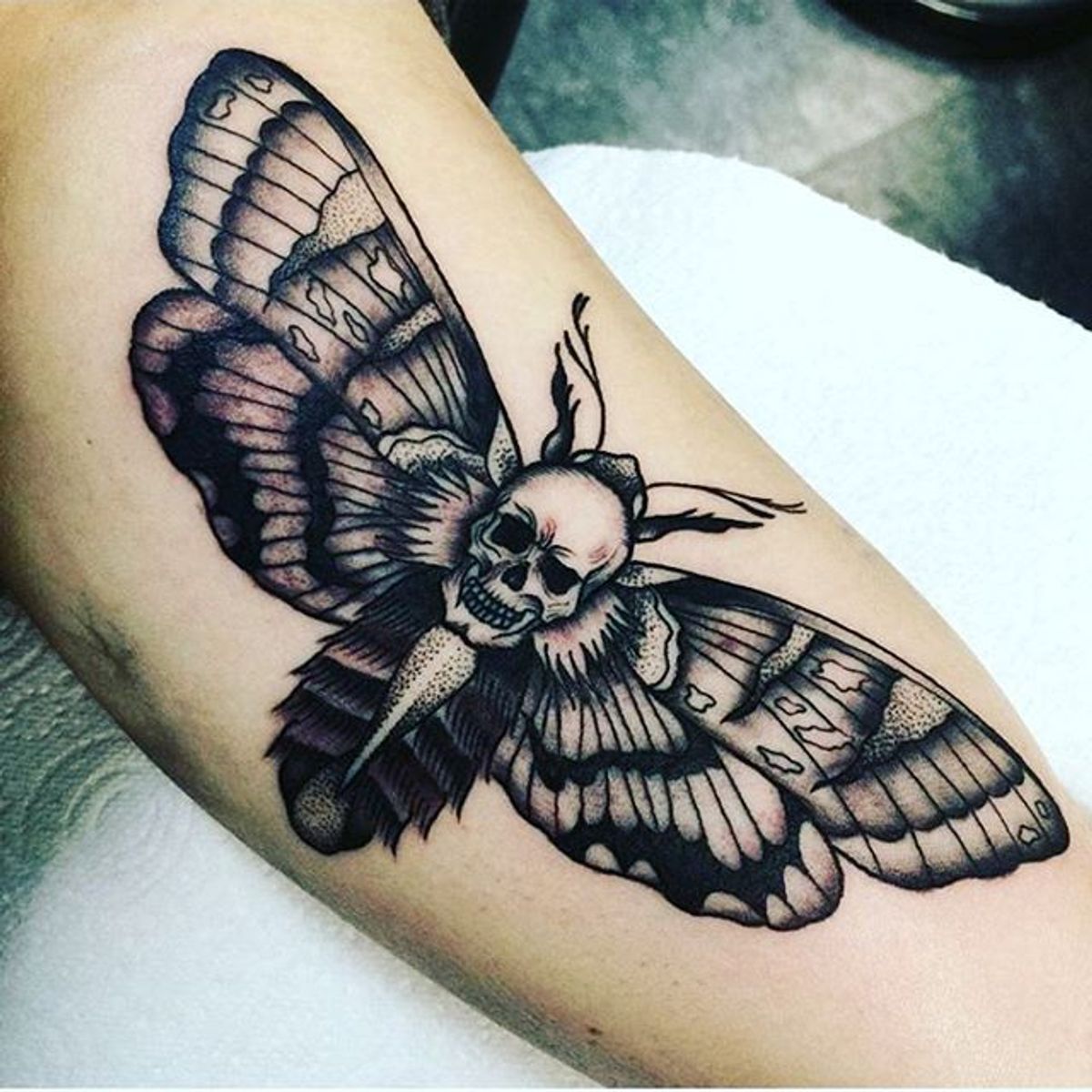 12 Death Moth Tattoo Ideas To Inspire You