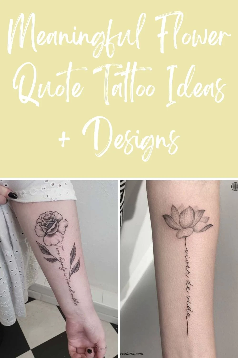 12 Flower Tattoos With Meaning You Ll Want To Get Right Now Beautiful