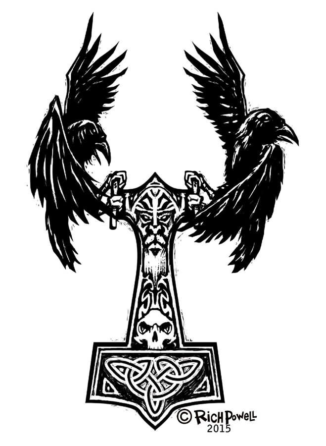 12 Hugin Munin Tattoo Ideas Raven Tattoo Norse Tattoo Viking Tattoos