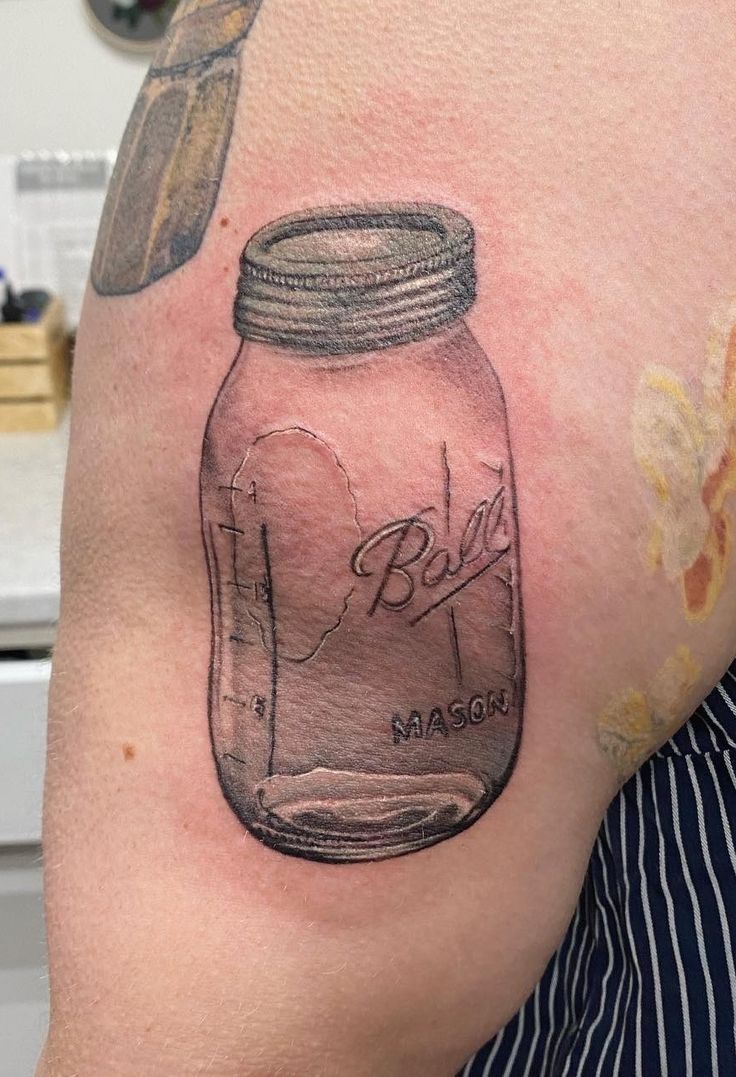 12 Mason Jar Tattoos Ideas Mason Jar Tattoo Tattoos Body Art Tattoos