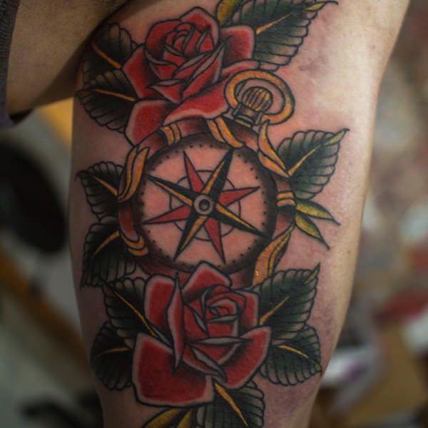 120 Best Compass Tattoos For Men Improb