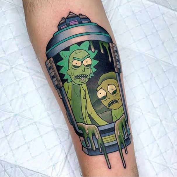 13 Of The Best Rick And Morty Tattoos The Xo Factor Tatuagem De