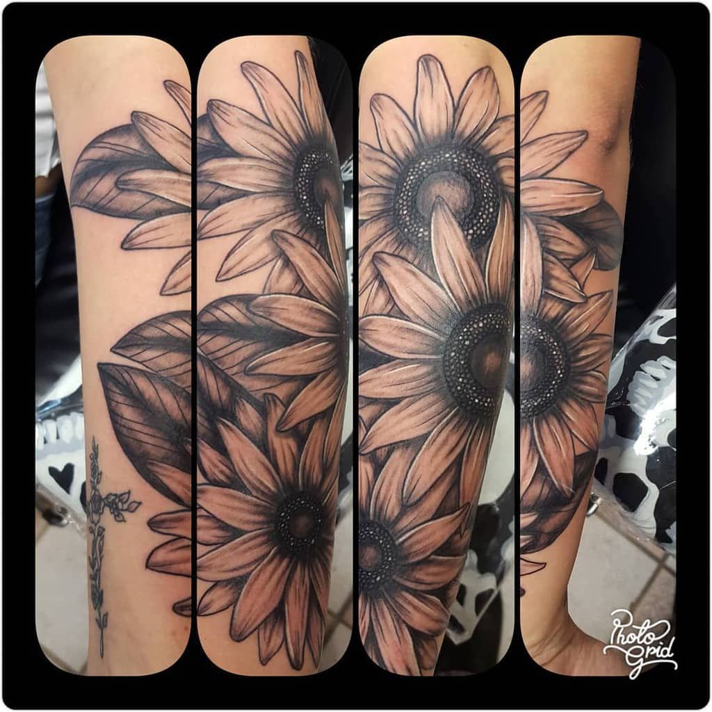 135 Sunflower Tattoo Ideas Best Rated Designs In 2020 Next Luxury