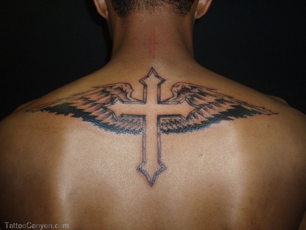 14 Amazing Cross With Angel Wings Tattoo Meaning Image Hd