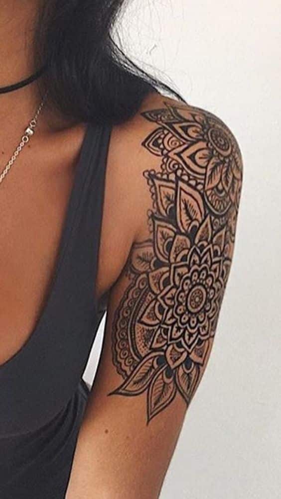 14 Tattoos Femeninos En El Hombro Que Se Te Ver An Lind Simos Es La Moda