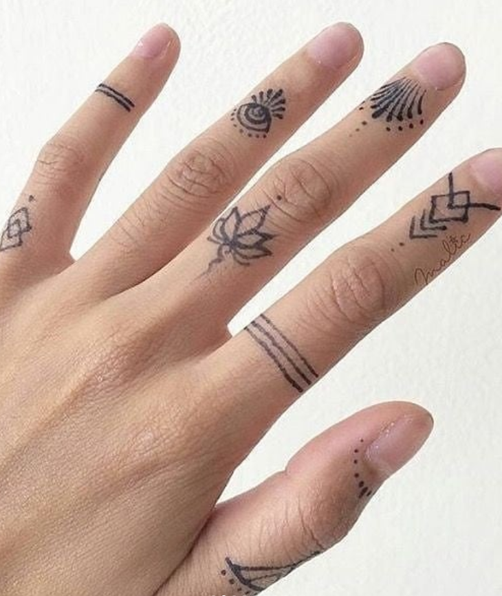 15 Astonishing Girly Finger Tattoo Designs Ideas