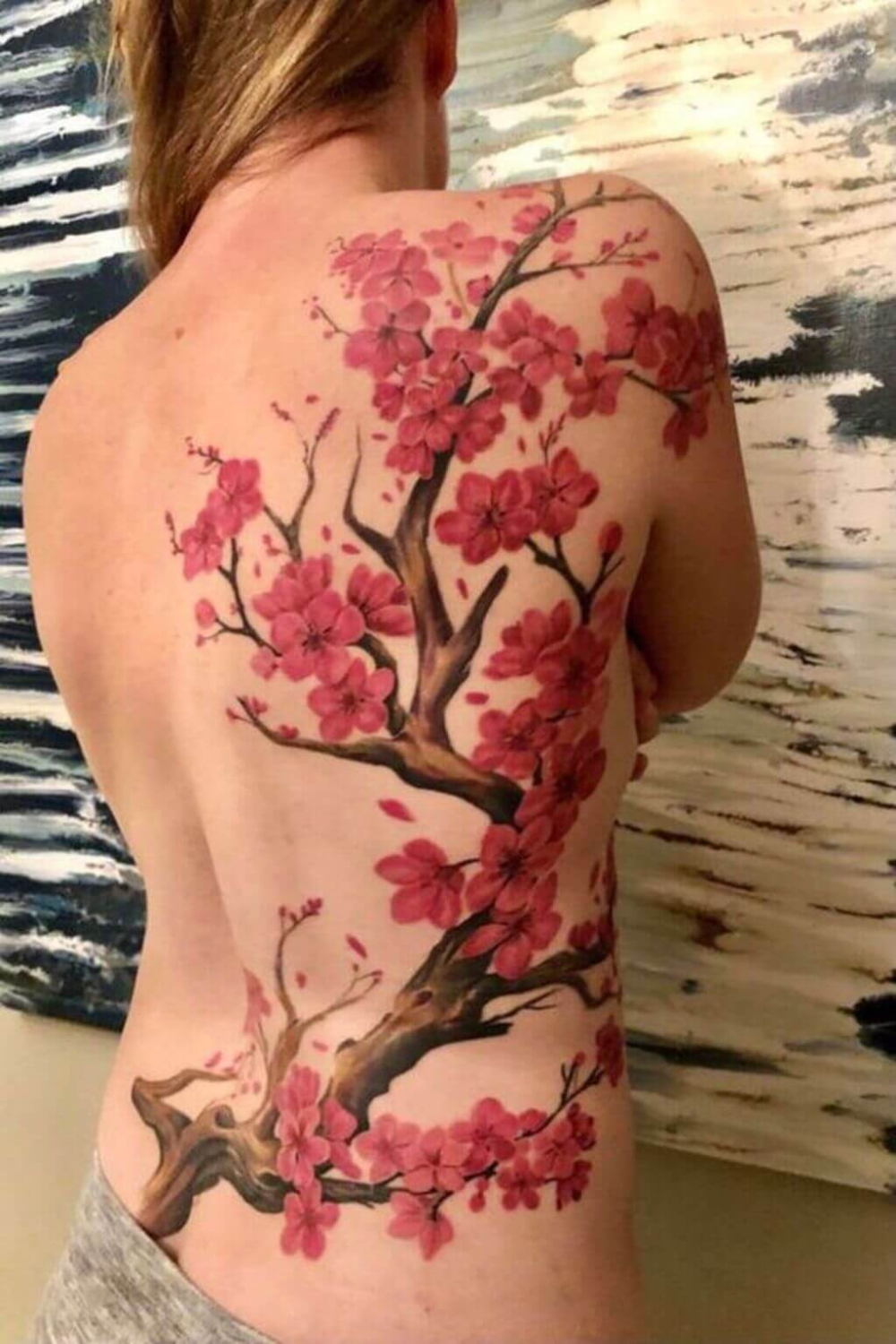 15 Beautiful Cherry Blossom Tattoo Design To Try In 2022 Red Ink