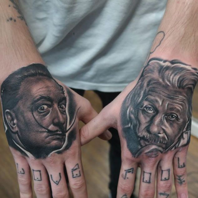 15 Incredible Albert Einstein Tattoos Tattooblend