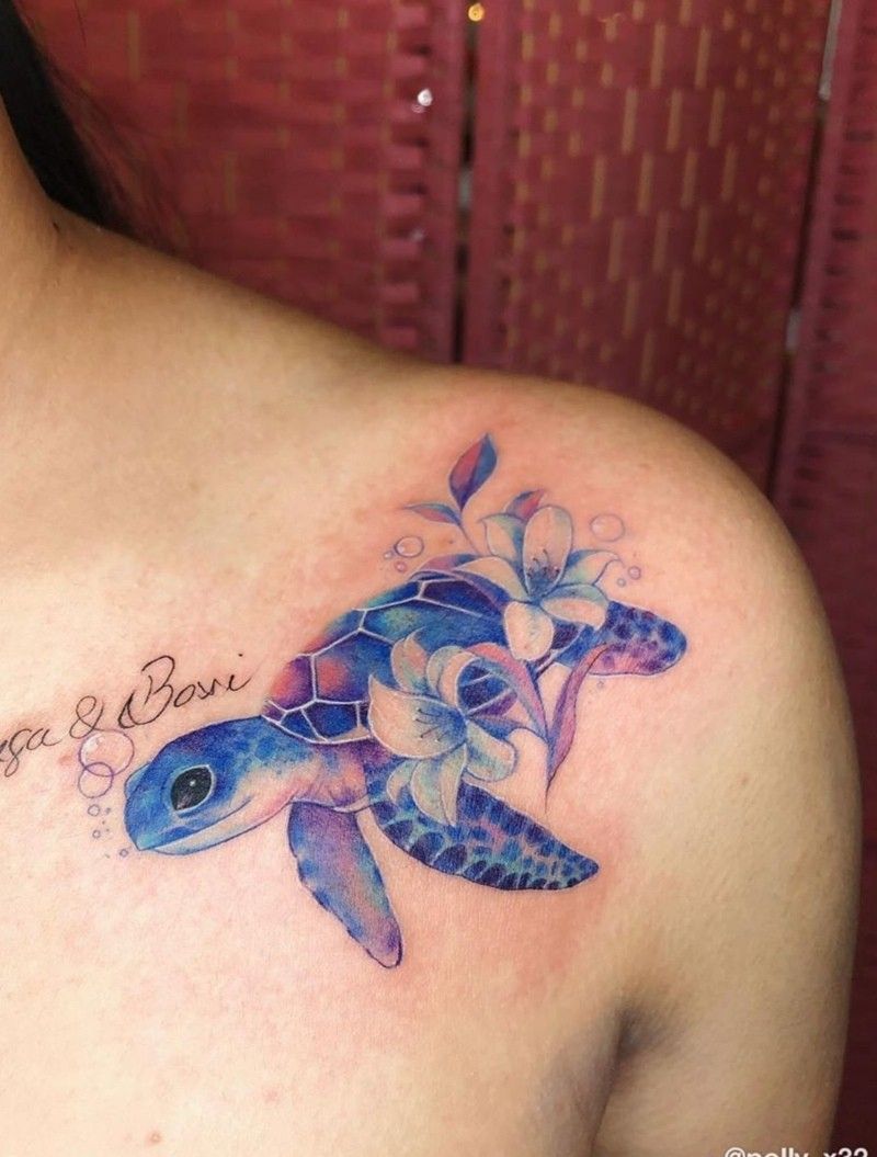 150 Alluring Sea Turtle Tattoo Designs Meanings April2022