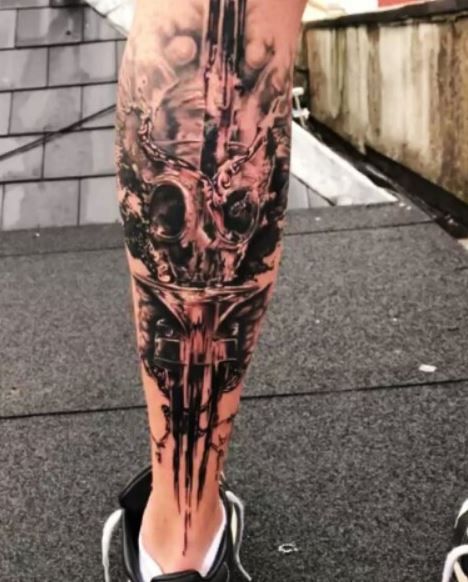 150 Cool Calf Tattoos For Men 2019 Side Inner Sleeves Designs