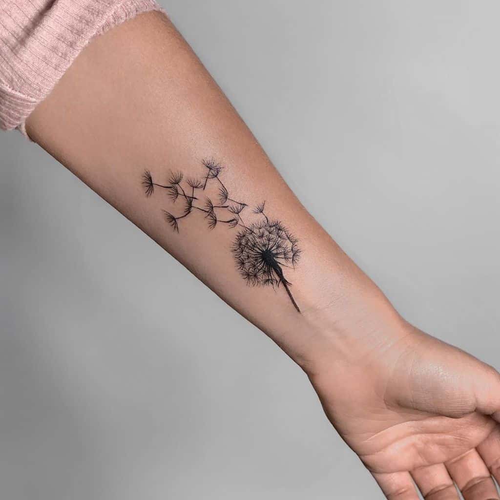 150 Meaningful Dandelion Tattoo Ideas