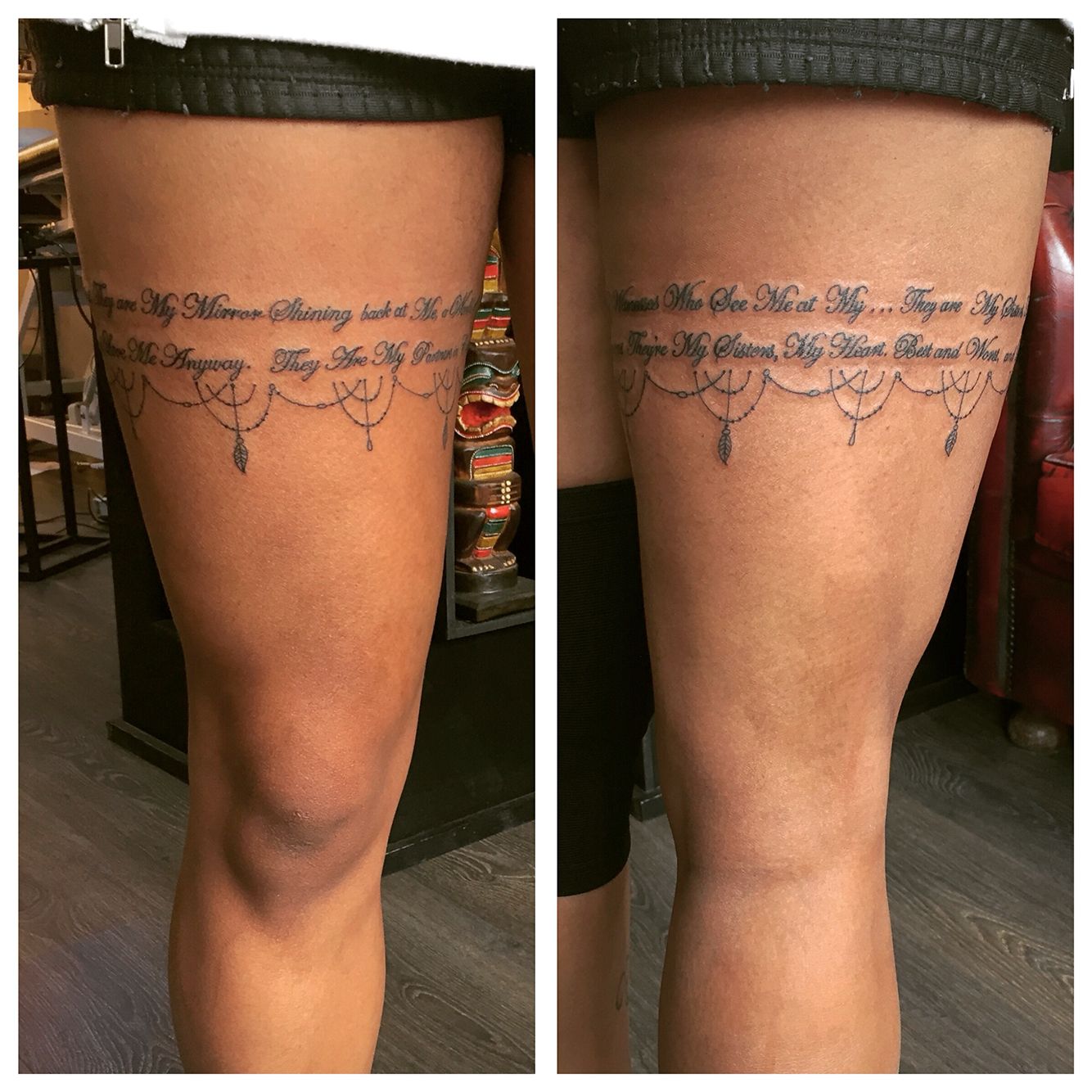 16 Awesome Wrap Around Tattoo Leg Image Ideas