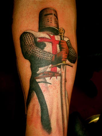 16 Crusader Knight Of Templar Tattoo By Jimmy Coffin Jimmy Coffin